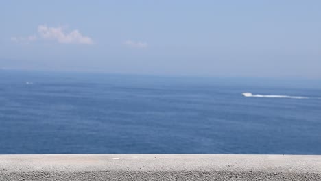 boats moving across the sea near sorrento