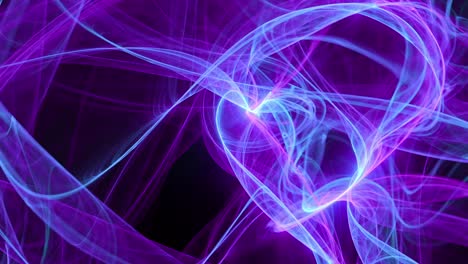 Abstract-neon-light-energy-aurora-looping---purple-energy-flow---futuristic-streaming-background-video-animation