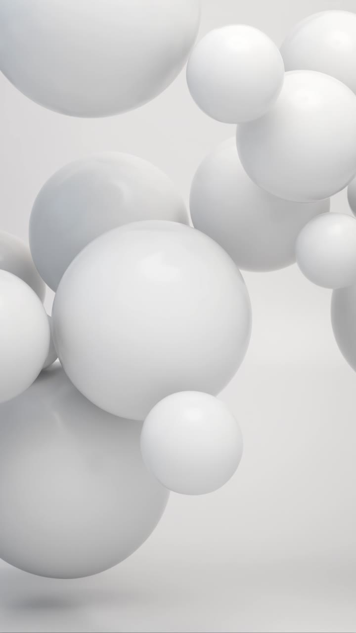 Abstract White Sphere Background
