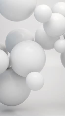 abstract white sphere background