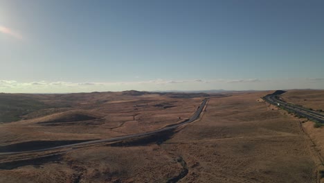 Luftpanoramablick-Auf-Wüstenland