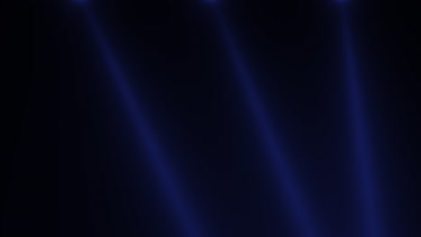 Animation-motion-blue-glowing-spotlight-beams-on-dark-background-in-stage-3