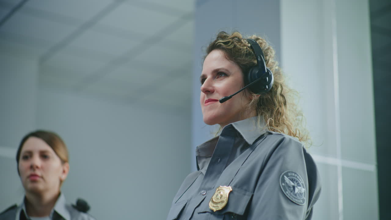 oficial de seguridad del aeropuerto