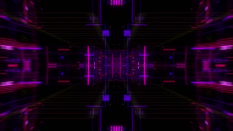datos virtuales en la pantalla digital, tecnología futura y concepto de programación. unidad de procesamiento central futurista voladora. circuitos electrónicos dentro de una computadora. bucle sin costuras, renderización 3d