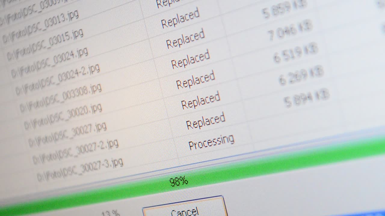 Coding of files. Coding of files. Process of coding of the file on a computer screen
