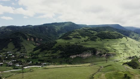 mountain valley landscape