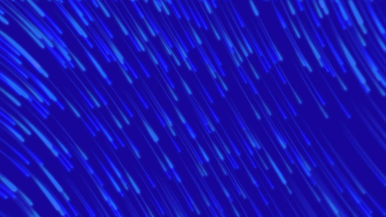 움직이는 파란 빛의 흔적