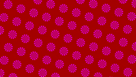 graphic pattern that changes color as it rotates to the left