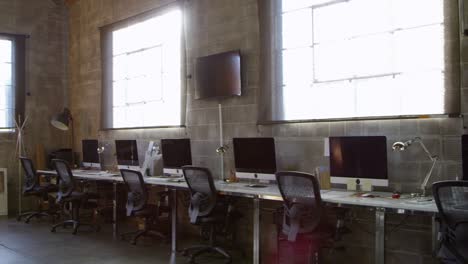 empty interior of modern design office shot on r3d