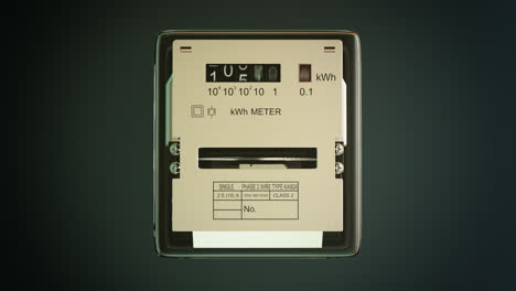 Electricity-measuring-device.-Typical-residential-analog-electric-meter-with-a-transparent-plastic-case-showing-household-consumption-in-kilowatt-hours.-Electric-power-usage.