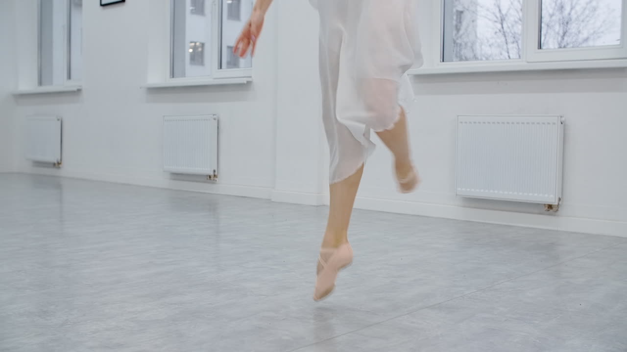 балетный танцор на практике