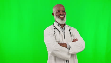 Green-screen,-black-doctor