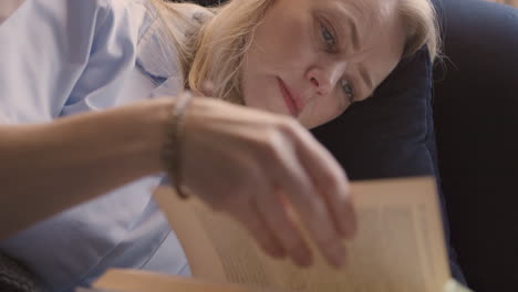 woman reading a book
