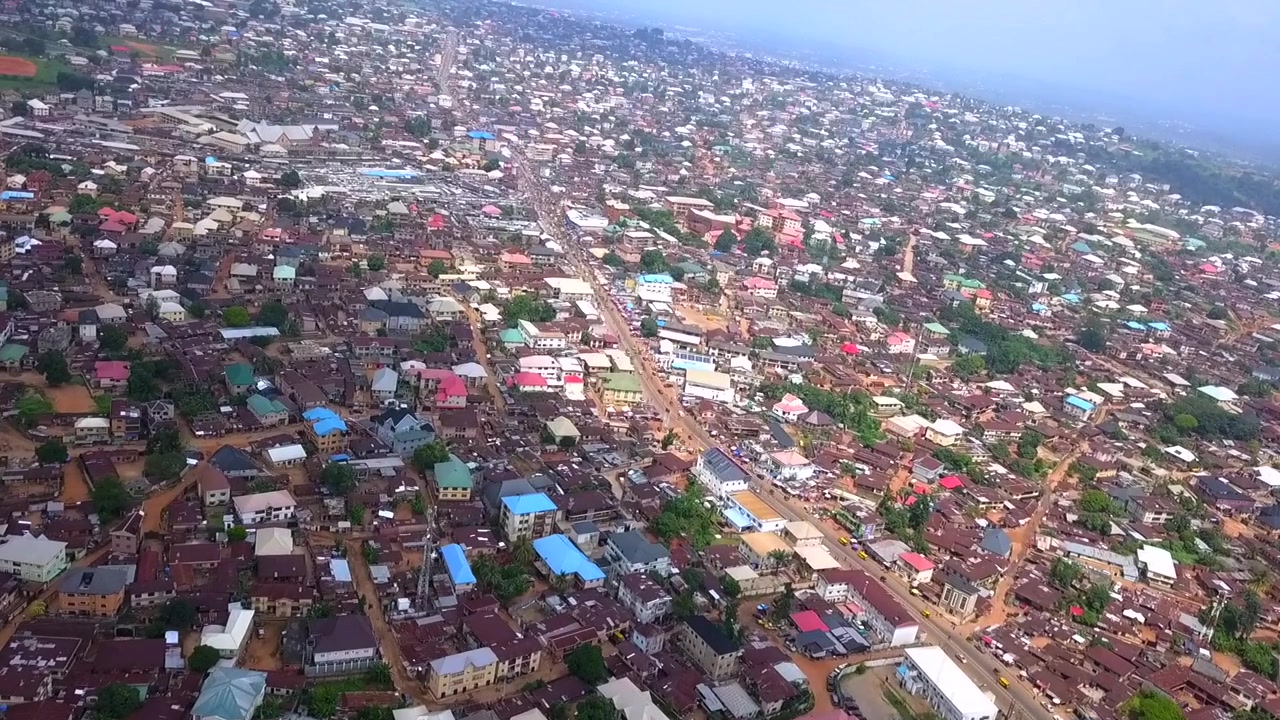Scatto della città di Awka, Anambra, Nigeria