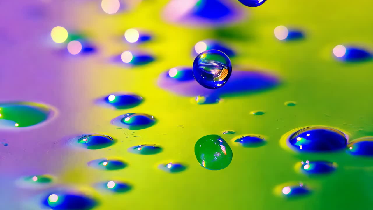 Vibrant Water Drops