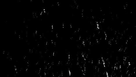 blizzard falling rain and snowflakes, matte, wide angle, uhd real stock video footage, use in other footage with overlay alpha matte
