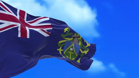 seamless loop of pitcairn islands flag.