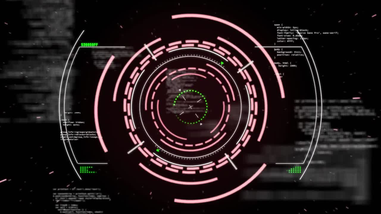 Animation of data processing over scope scanning