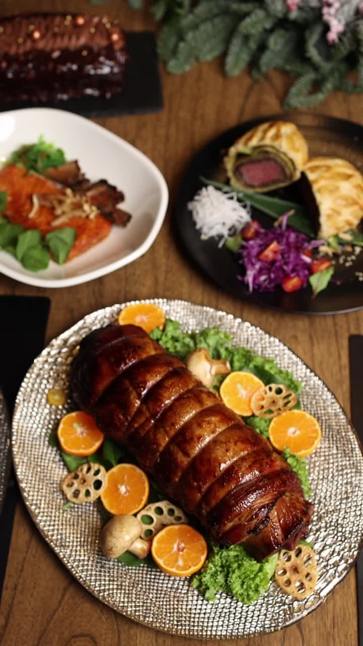 plato para la cena gourmet de navidad