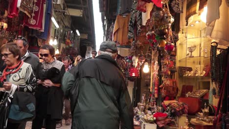 busy market street in jerusalem