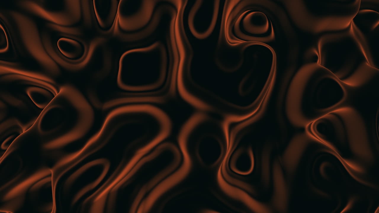 Vortici arancioni vivaci su uno sfondo nero accattivante.