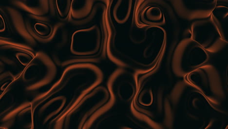 Vibrant-orange-swirls-on-a-striking-black-background