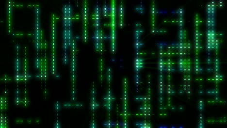 líneas en movimiento de neón, animación abstracta