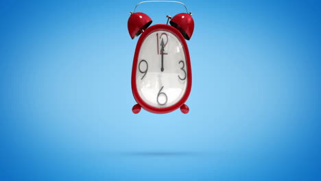 cute alarm clock counting to midnight
