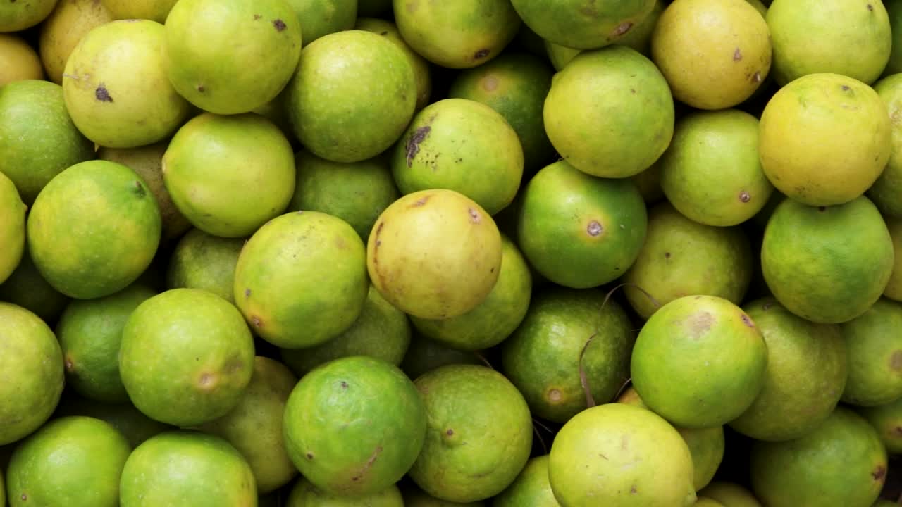 limones orgánicos frescos de la granja de cerca desde diferentes ángulos