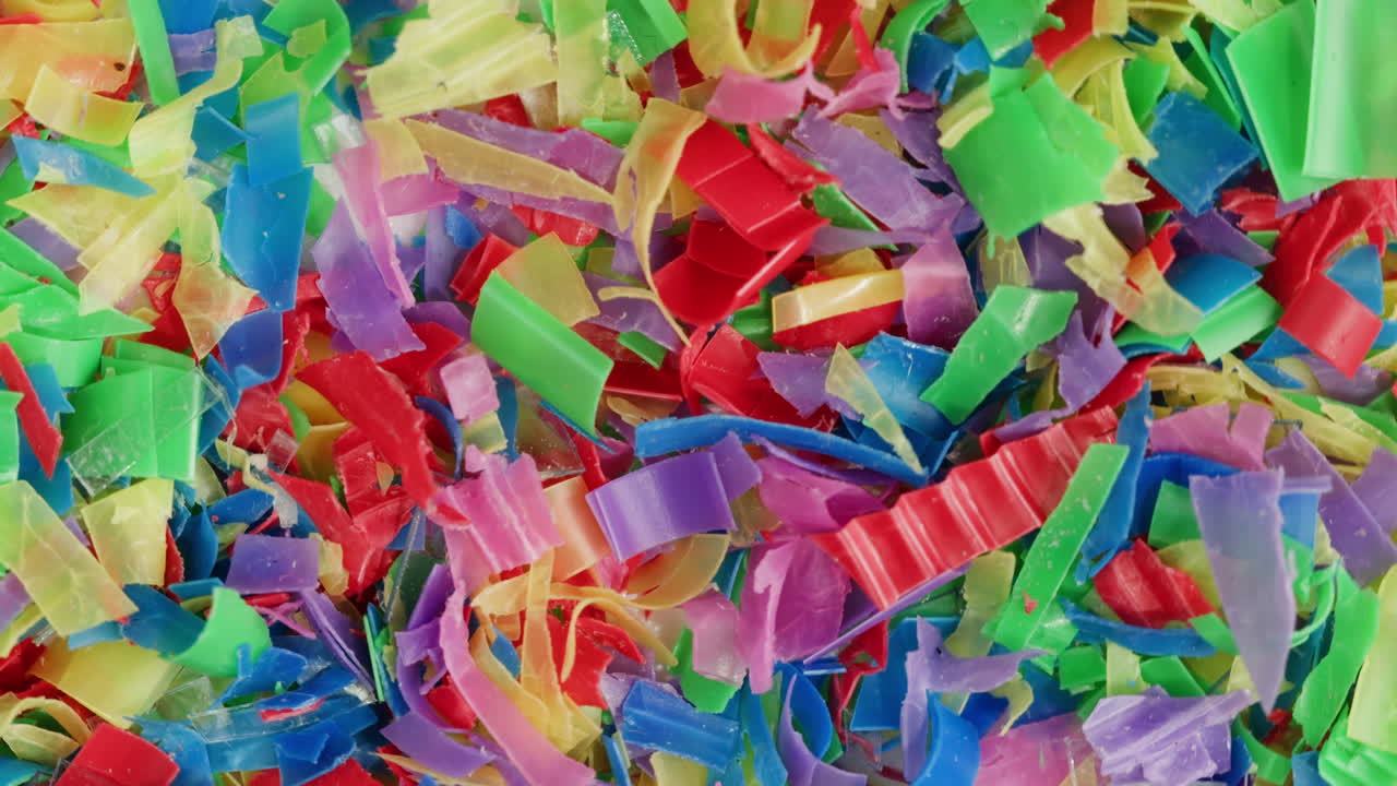 Colorful Recycled Plastic Scraps