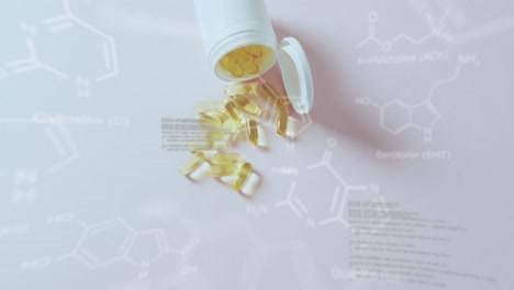 Animación-De-Diagramas-De-Cadenas-De-ADN-Con-Procesamiento-De-Datos-Sobre-Pastillas.