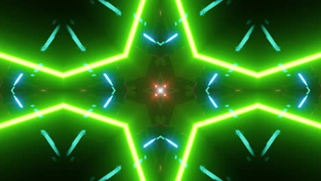 kaleidoscope video background for vj vertical looped video