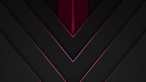 abstract dark geometric background with red accent