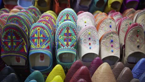 pantuflas marroquíes coloridas cu