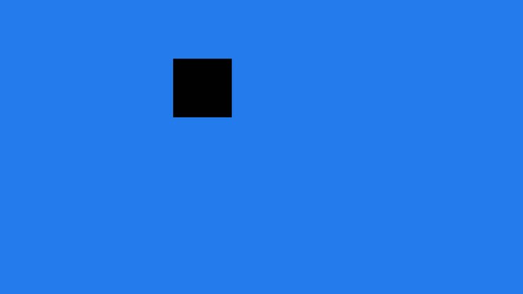 Blue Pixels Expanding to Fill Screen