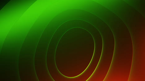 abstract green and red circular gradient background