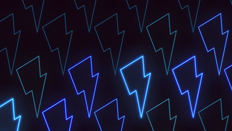 abstract blue lightning bolt pattern formed by thin lines on a black backdrop, creating a striking and energetic visual design