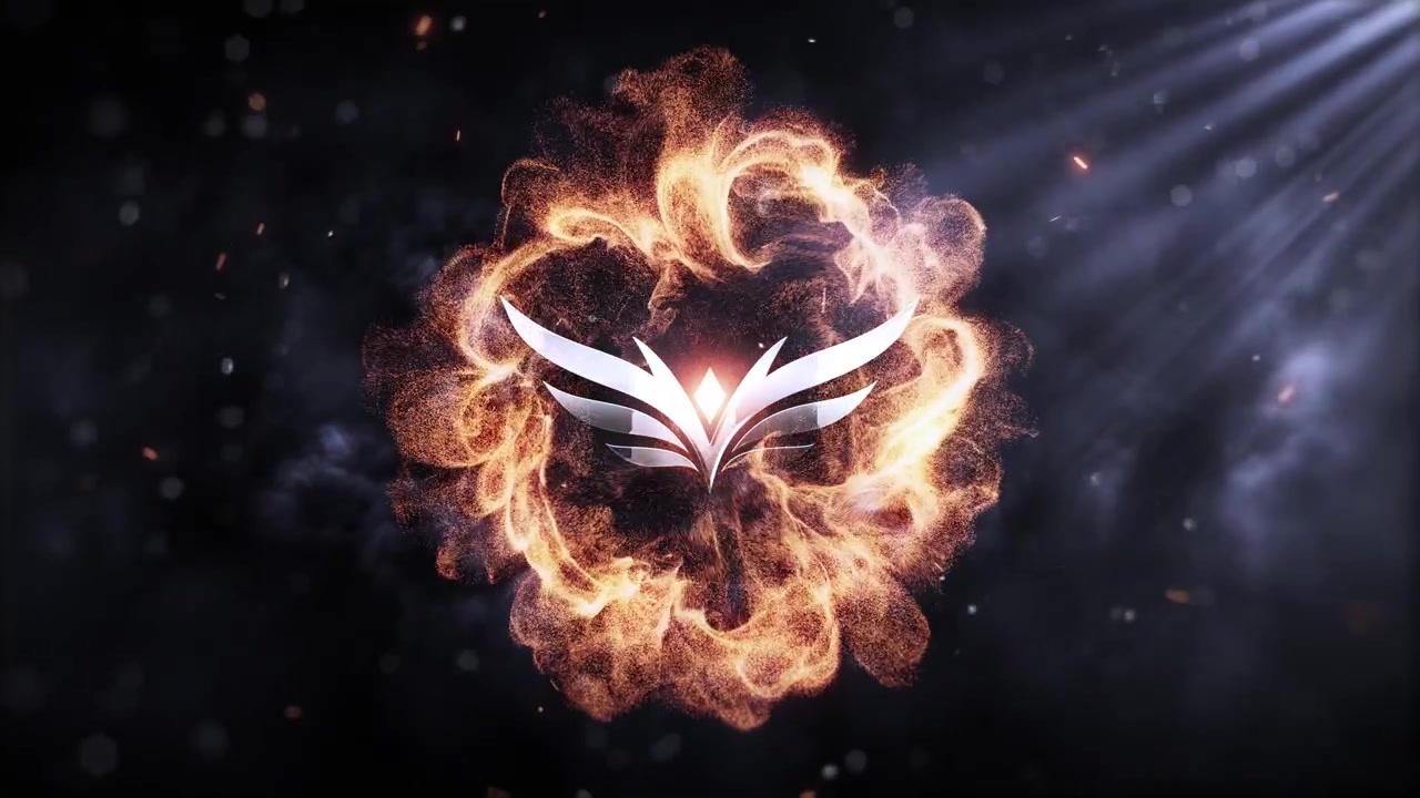 Revelación de Logo Cinematográfica con Orbe Brillante y Alas