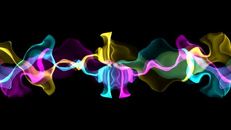 pintura digital turbulenta salpicaduras de humo nube suave fondo abstracto - nueva calidad única colorido movimiento alegre imágenes de video dinámico