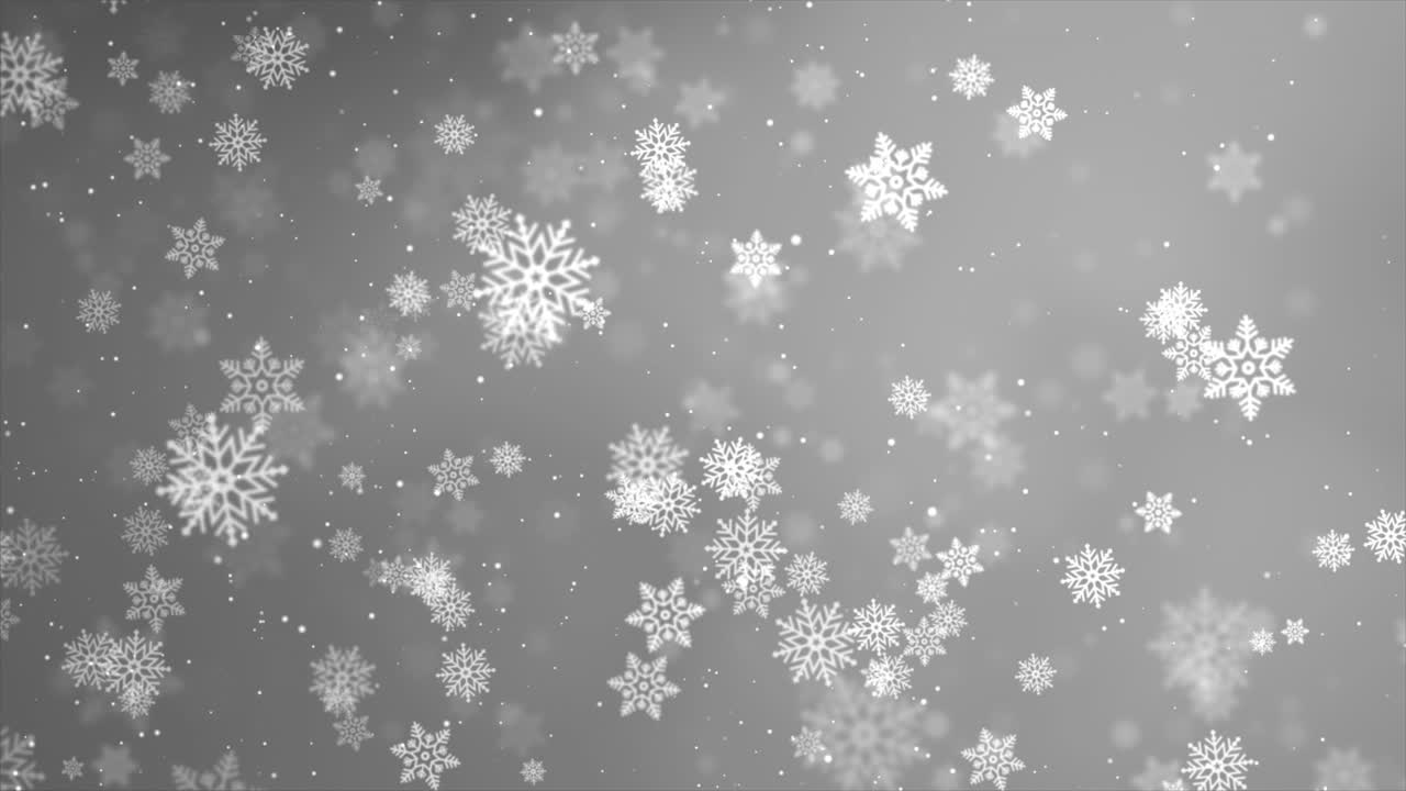 el fondo de los copos de nieve que caen