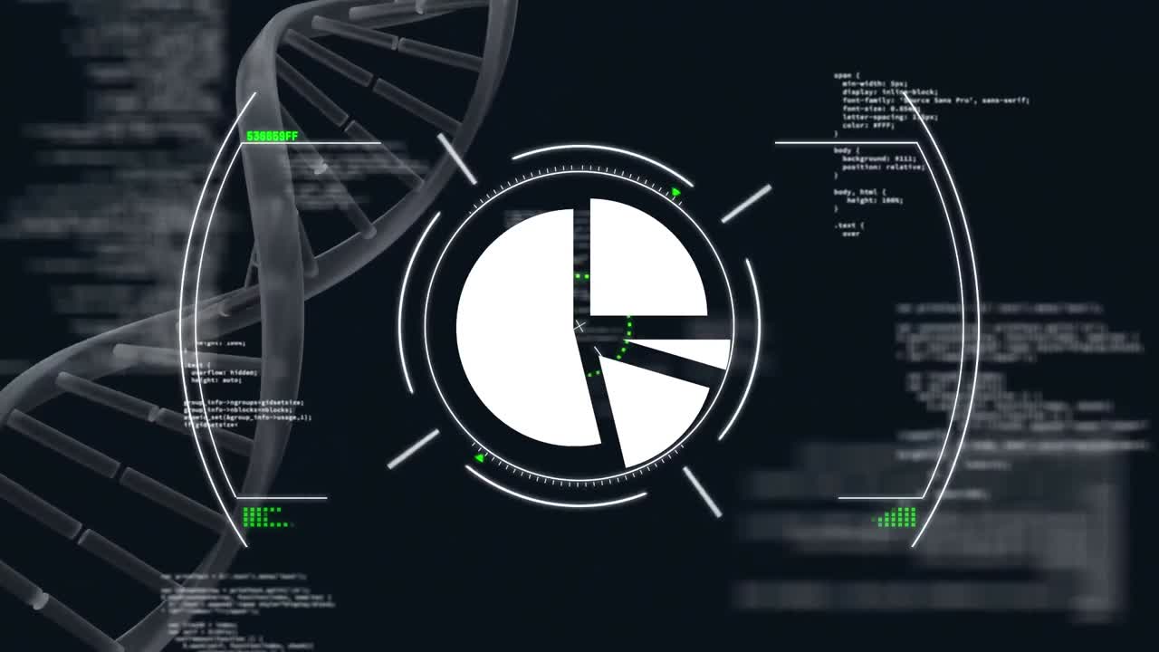 스 ⁇  스캐닝을 통한 dna 가닥의 애니메이션