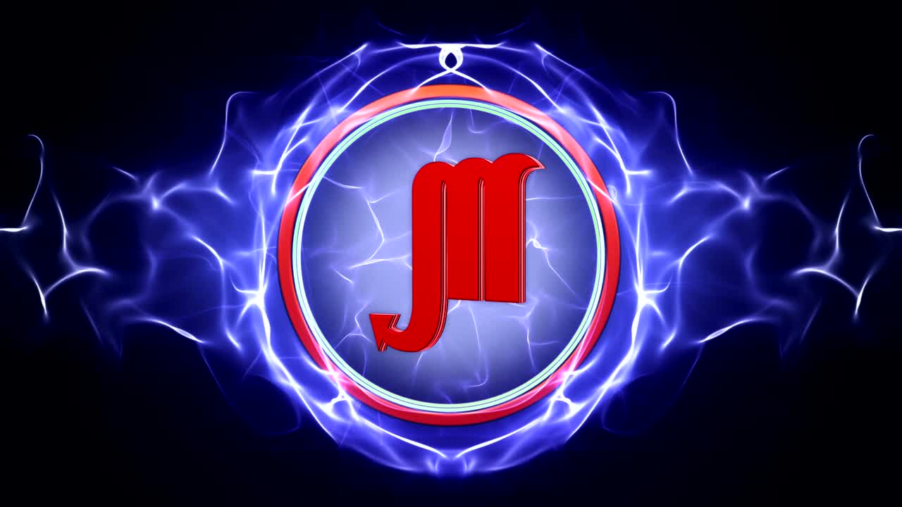 el signo del zodiaco escorpión en partículas animación de anillo, fondo, bucle