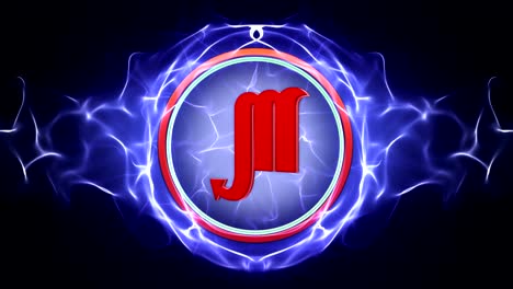 el signo del zodiaco escorpión en partículas animación de anillo, fondo, bucle