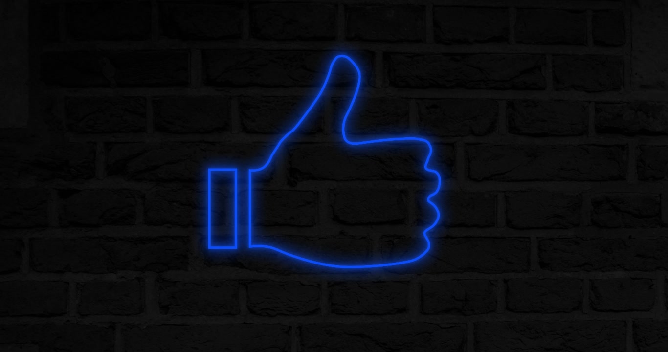 Heart neon sign on brick wall 4k