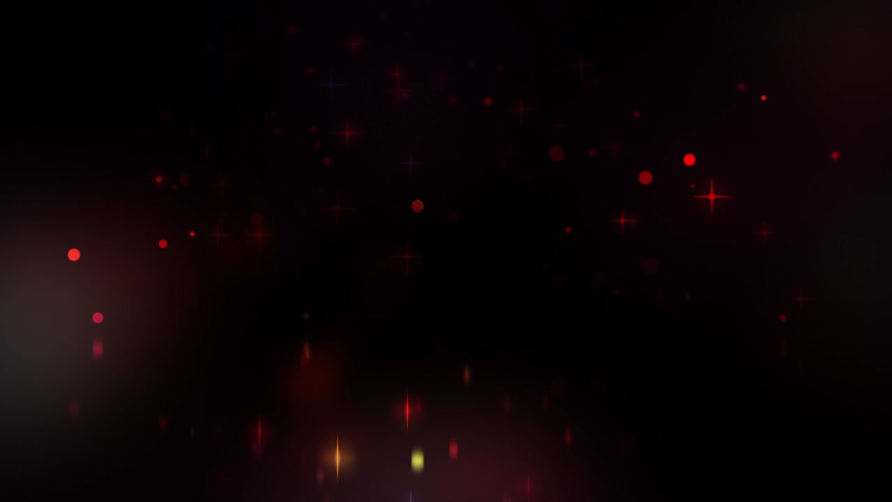 hermoso movimiento abstracto romántico de moda rosa rojo brillante brillante partícula bokeh, luz de llamarada óptica y estrellas. 4k 3d renderización sin fisuras animación de bucle abstracto fondo festivo.