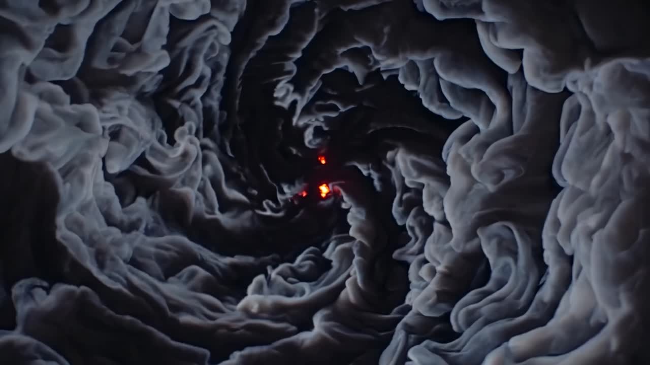 추상적인 연기 소용돌이