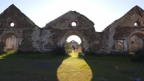 Abandoned-mines-of-Mina-de-Sao-Domingos,-in-Alentejo-Portugal