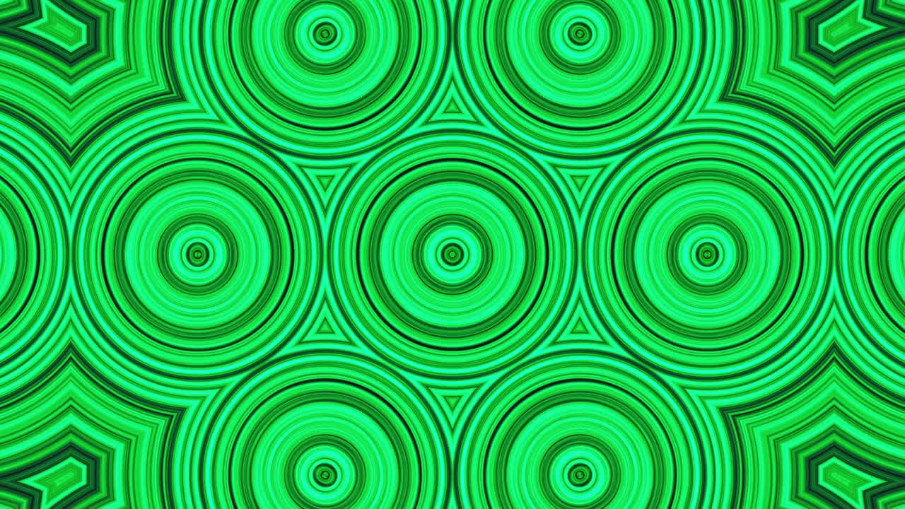 patrón geométrico verde abstracto con círculos