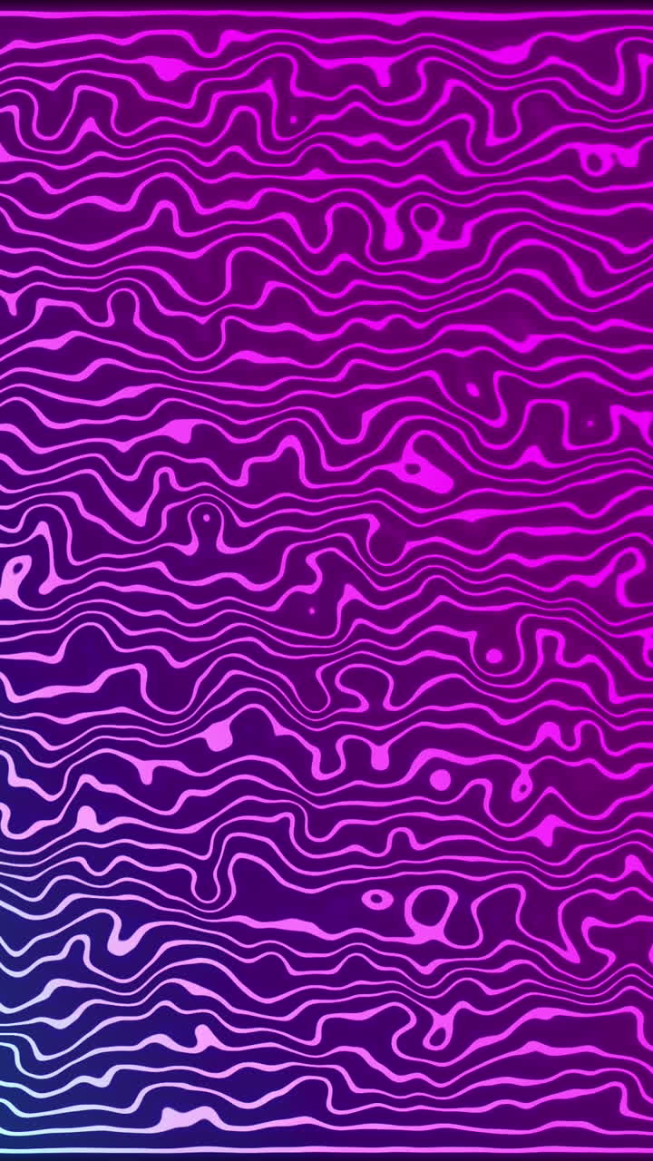 Animation of woman icon over colorful moving background