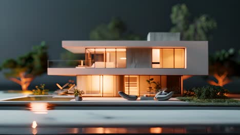 modern luxury house model